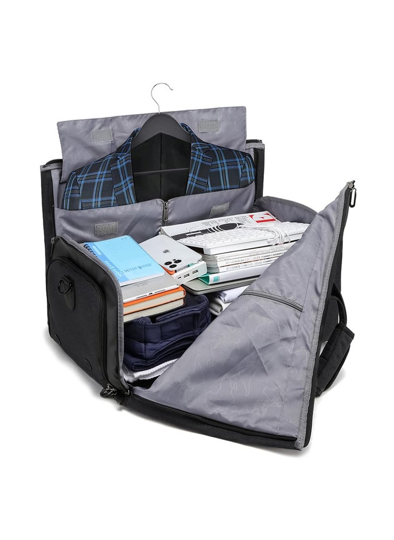 SYOSI - Convertible Travel Garment Bag, Versatile 2-in-1 Hanging Suitcase Multifunctional Garment Bag Dual-Purpose Garment and Suitcase Bag Travel-Friendly Bag for Business Travel and Weekend Getaways - Image 1