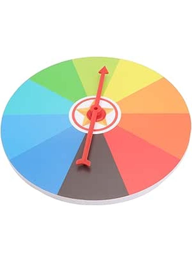 DIY Writable Spinning Prize Wheel for Parties Classroom Activities Easy Assembly - Image 1