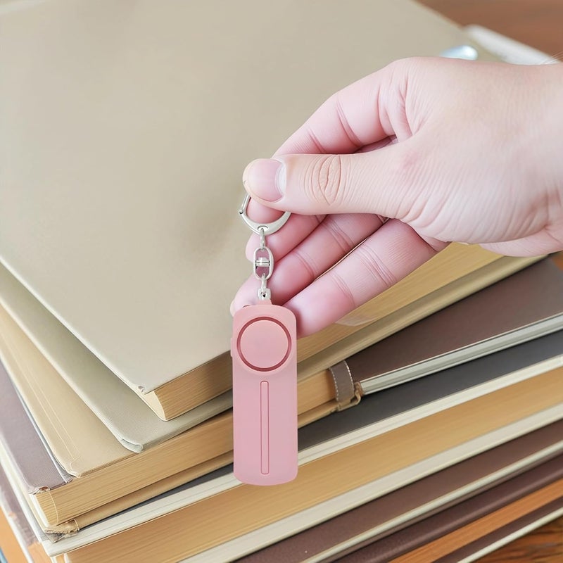 Personal Safety Alarm Keychain, 130 Db Emergency Sound, Led Flashlight, Strong Abs Build, - Image 2