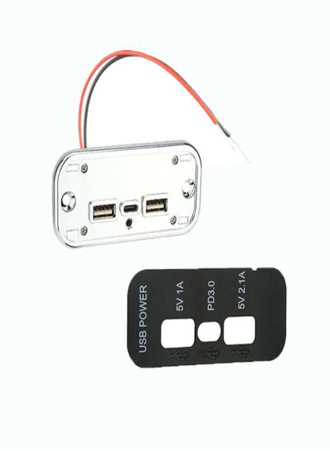 محول شحن سريع مزدوج USB و PD لسيارات وشاحنات وقوارب 12-24 فولت - Image 4