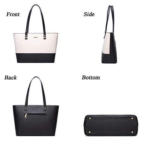 YTL Women Fashion Handbags Wallet Tote Bag Shoulder Bag Top Handle Satchel Purse Set 4pcs - Image 2