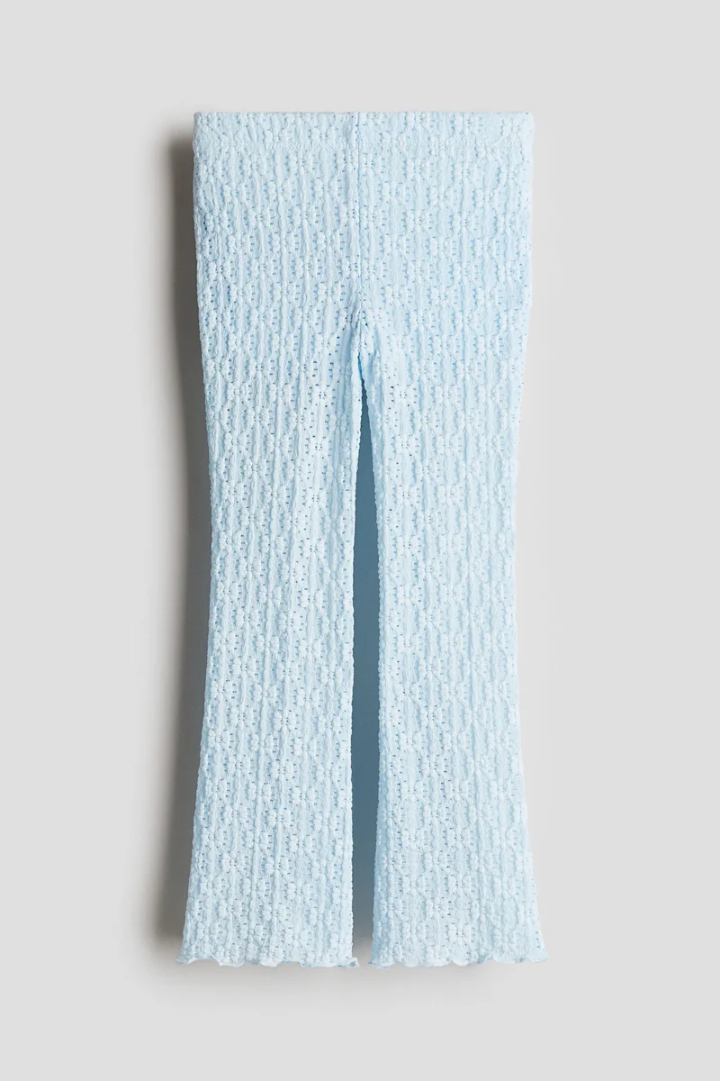 H&M Textured jersey trousers