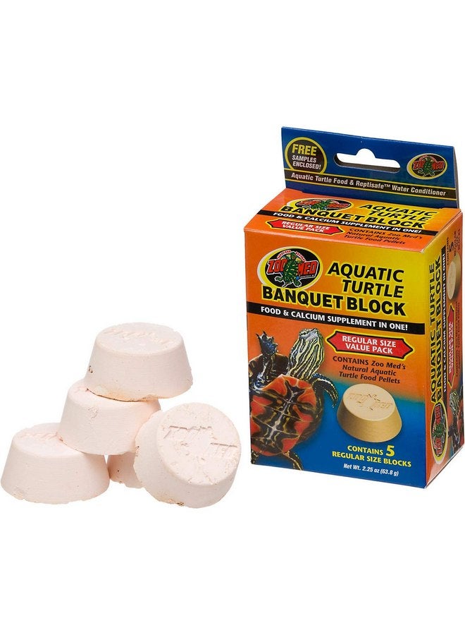 طعام السلاحف المائية من Zoo Med Banquet Block