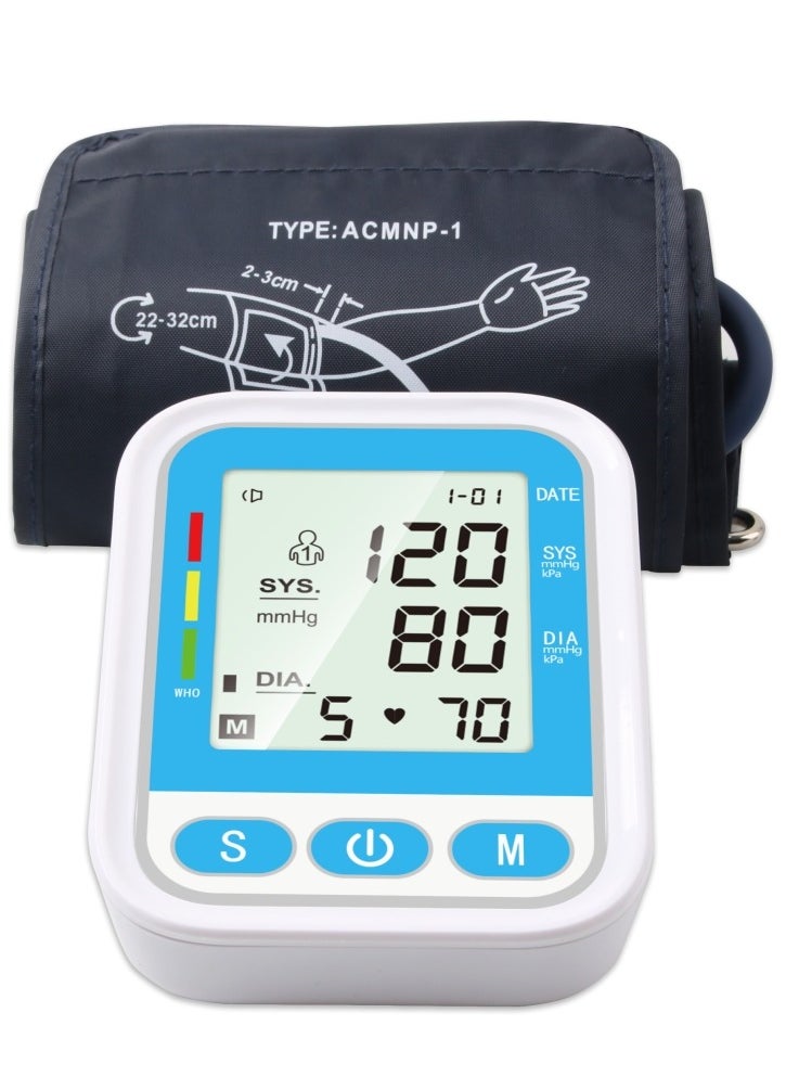 Ru syanl Wrist Blood Pressure Machine with Adjustable Blood Pressure Cuff Automatic Digital Wrist Blood Pressure monitor LCD Display Home BP Monitor  - Image 1