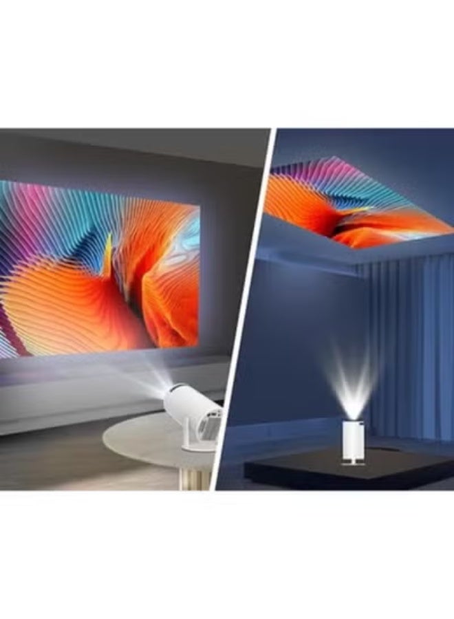 Mini Portable Projector – 4K & 1080P Support, WiFi 6 & Bluetooth 5.4, Android 11, Auto Horizontal Correction, 180° Rotatable, Outdoor Movie Compatible with Phone - Image 4