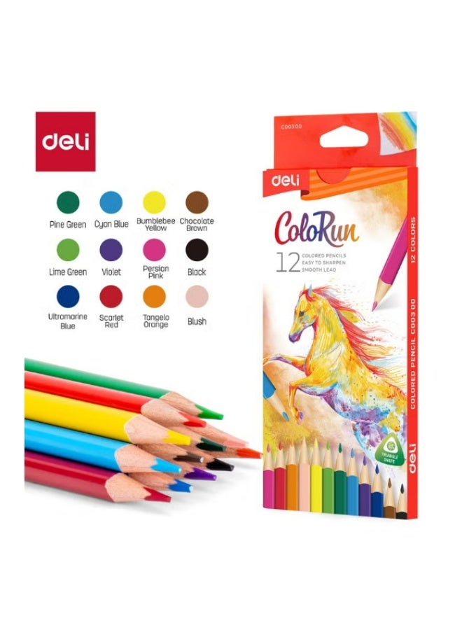 ديلي أقلام تلوين دلي كولوون 12 لون - C00300 - Image 1