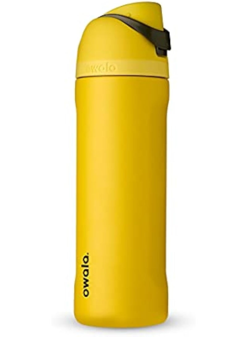 Owala FreeSip Insulated Stainless Steel Water Bottle with Straw for Sports, Travel, and School BPA-Free Sports Water Bottle, 24 oz - Image 1