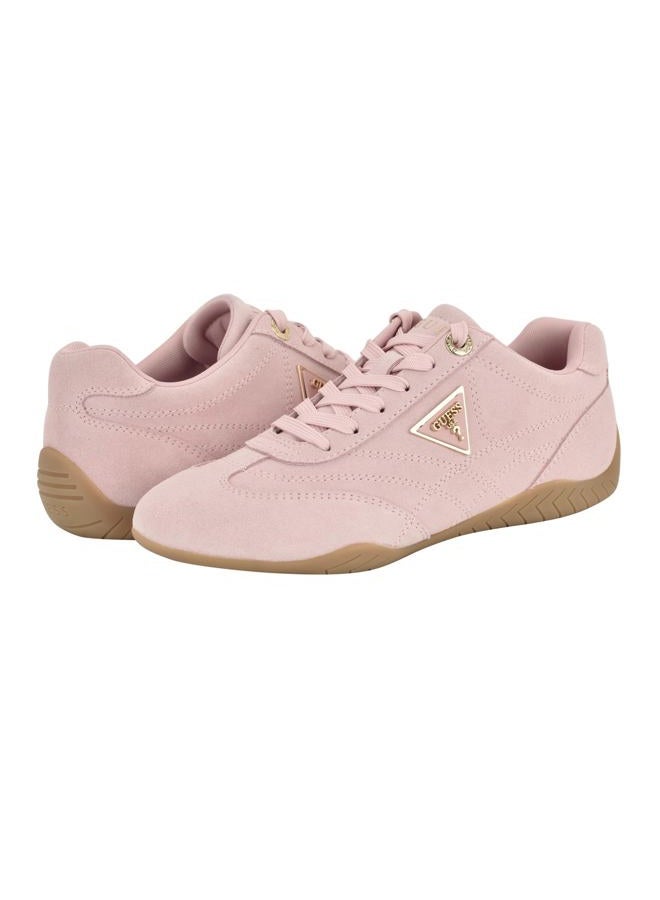 GUESS Women's Gabiey Sneaker, Light Pink Suede 680, 38 EU - Image 2