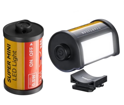 TTARTISAN Magnetic LED Light, Rechargeable Mini LED Camera Light 3000K/4500K/6000K CRI95+ for Photography, Super Mini, Magnetic Mount with 0-180 Degrees Adjustment, Lanyard Hole - Image 1
