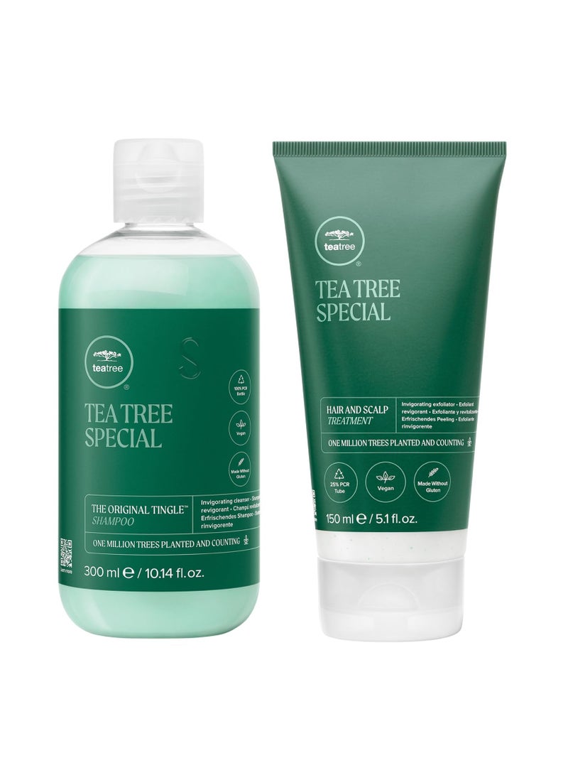 Tea Tree Tingle & Treat Scalp Indulgence Set - Image 2