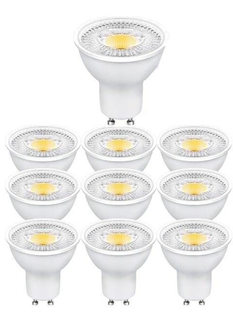GU10 LED Bulbs10 Packs Warm White Non Dimmable Energy Saving Spotlight Bulbs Halogen LED Light Bulbs Equivalent 38° Beam Angle