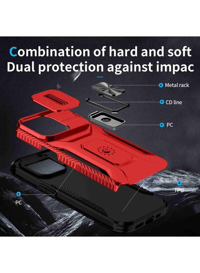 S-TOP Case For iPhone 14 Pro Max Sliding Camshield Holder Phone Case - Image 4