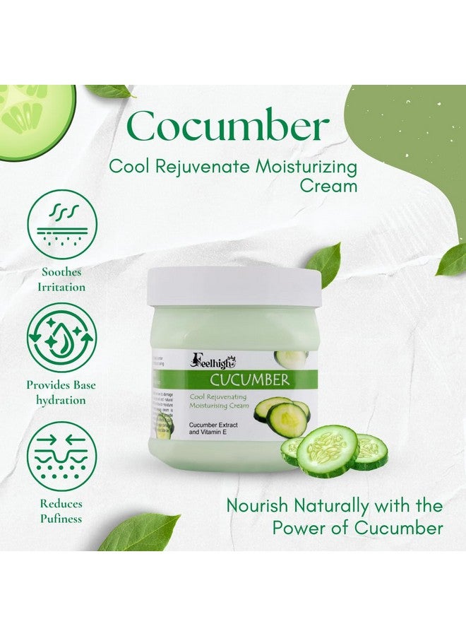 Feelhigh cucumber Scrub & Cream -Skin Care Combo - Image 3