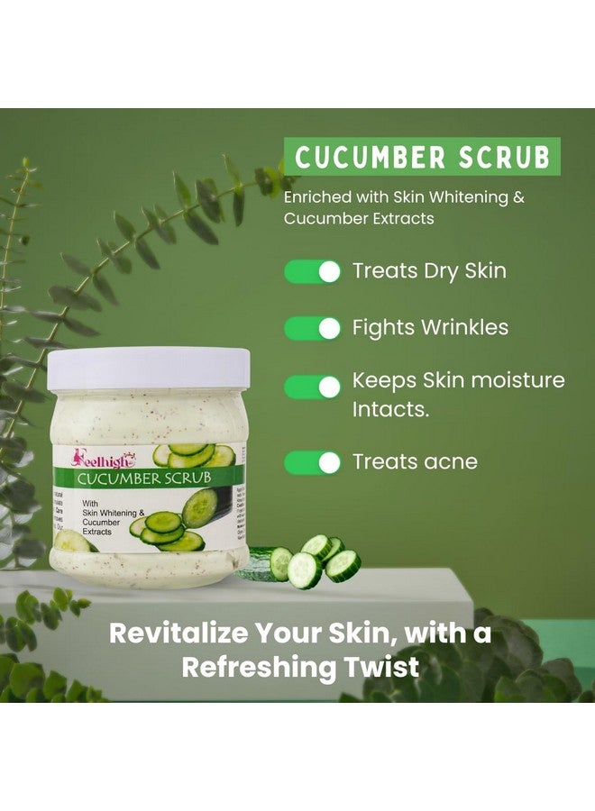 Feelhigh cucumber Scrub & Cream -Skin Care Combo - Image 2