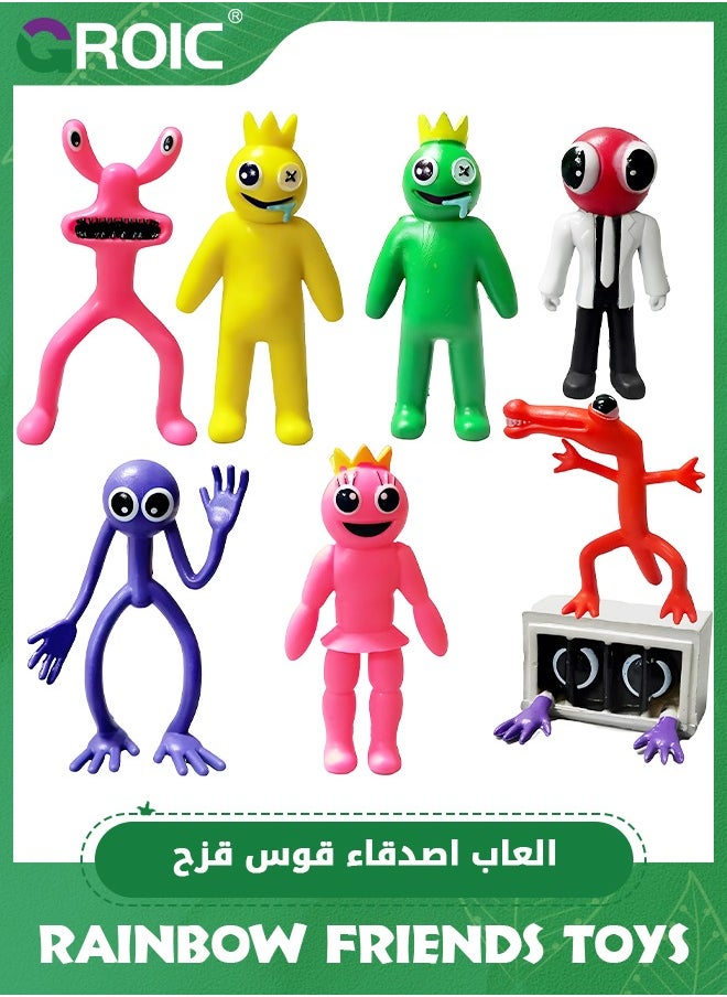GROIC 8PCS Action Figures Toys, Birthday Gifts for Kids Toy Set with Gaming Action Figures,Perfect Gifts for Kids,Best Friends Toys  - Image 1