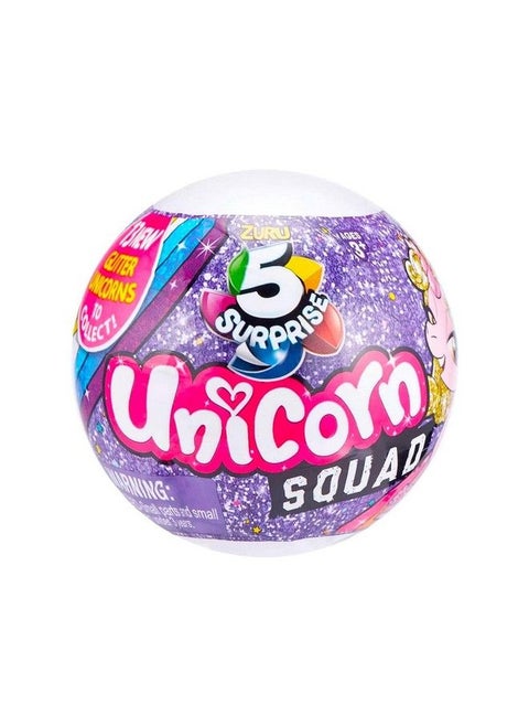5 Surprise Unicorn Squad Series 2 Mystery Collectible Capsule By Zuru