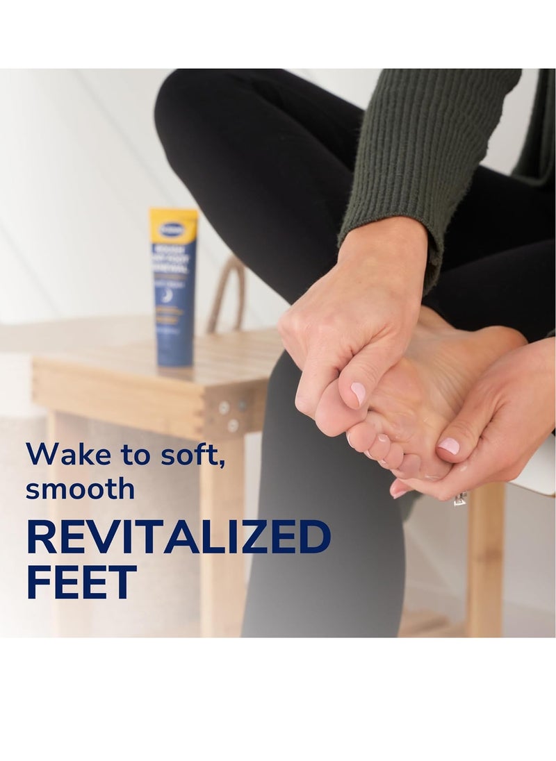 Dr. Scholl's Dr. Scholl's Rough, Dry Foot Renewal Ultra Overnight Treatment with Overnight Foot Cream 3oz with Aloe, Coconut Oil & Urea and Heel Sleeve Socks, Deeply Moisturize & Soften Feet, Dermatologist Tested  - Image 3