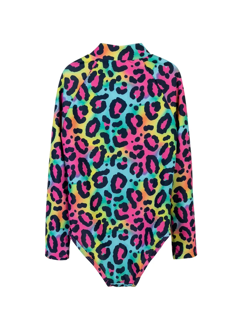 MINOTI Kids Girls Rash Bodysuit