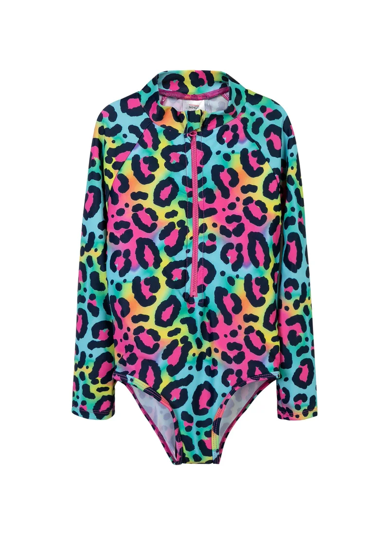 MINOTI Kids Girls Rash Bodysuit