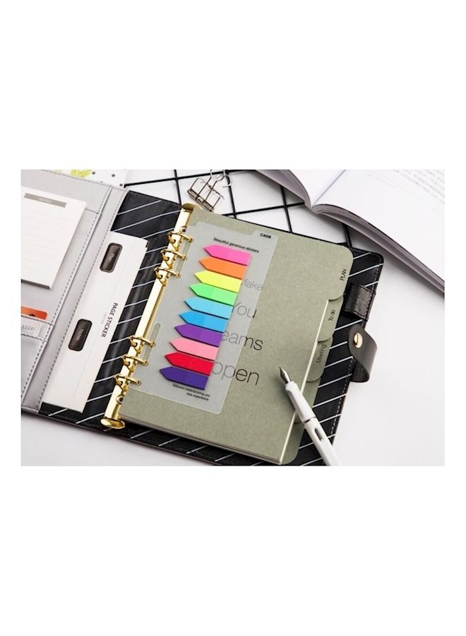 إسكدنيا دفتر ملاحظات ويوميات مسطر مقاس A5 من مينيماليزم مزود بقفل وحامل أقلام رمادي/أسود - Image 3