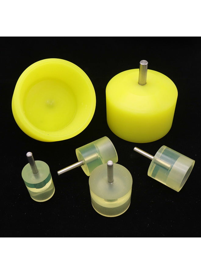 Jade Jade Agate Ring Bracelet Tapered Silicone Inner And Outer Ring Polishing Shaping Polishing Fixed Glue Stick Tool-Model:Bracelet Sleeve Large Size - Clamping 75-86mm - Image 2