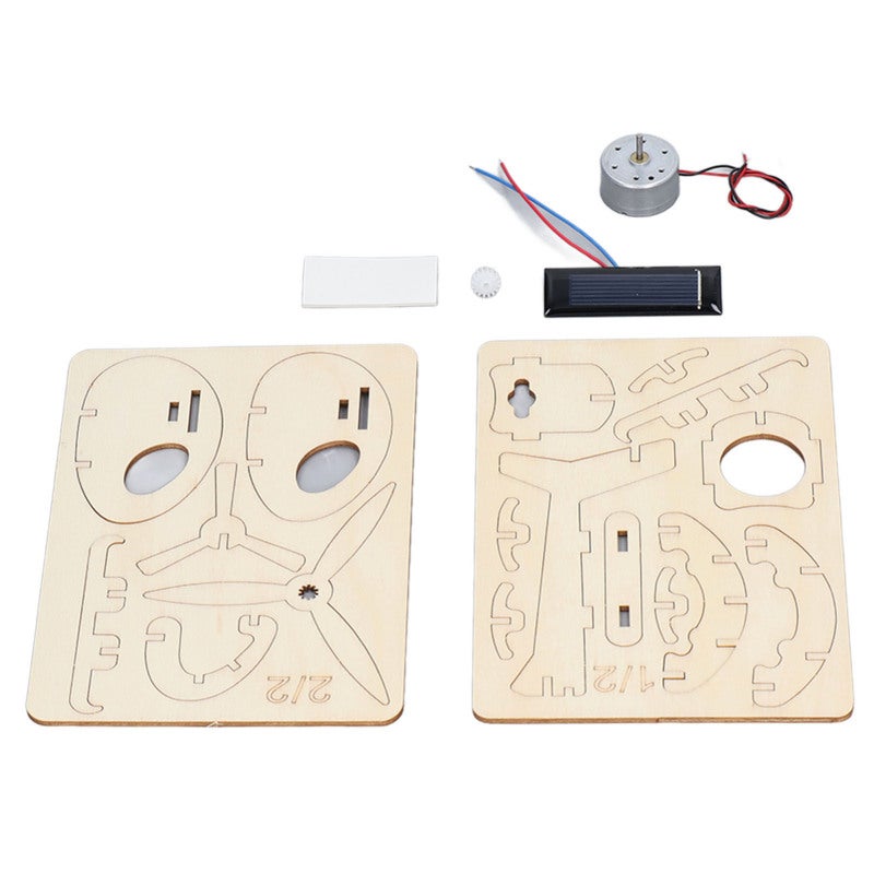 STEM Model Kit 3D Wooden Puzzle Solar Powered Vehicle Building Set - Non-Toxic Plywood Construction for Children Aged 8-14 - Image 5