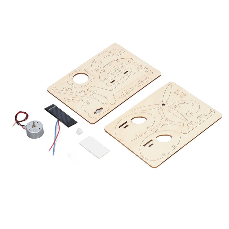 STEM Model Kit 3D Wooden Puzzle Solar Powered Vehicle Building Set - Non-Toxic Plywood Construction for Children Aged 8-14 - Image 3