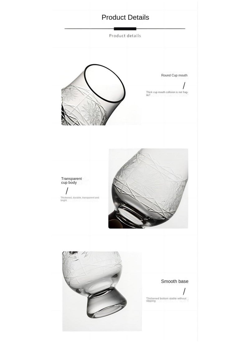 Bluejw 4-Piece Tulip Tasting Glass Clear 200ml  - Image 3