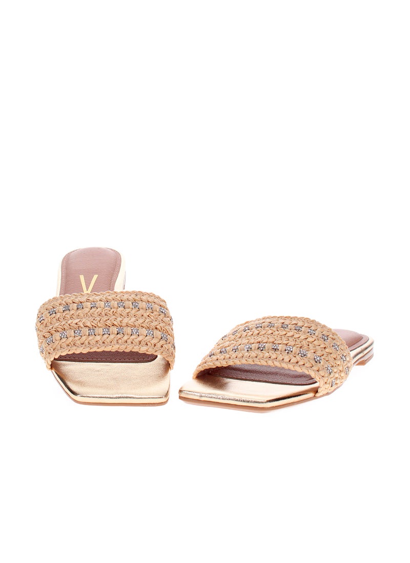 VIZZANO Flat Sandals for Women – Stylish Ladies Flat Sandals & Comfortable Flat Slippers - Image 4