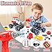 LUDILO Kids Boys Toys Age 46 57 68 4 PCS DIY Assembly Building City Bus Ambulance Police Car Toy Fire Truck with Electric Drill Stem Learning Toys Gifts for 3 4 5 6 7 8 Year Old Boys Girls Kids - Image 4