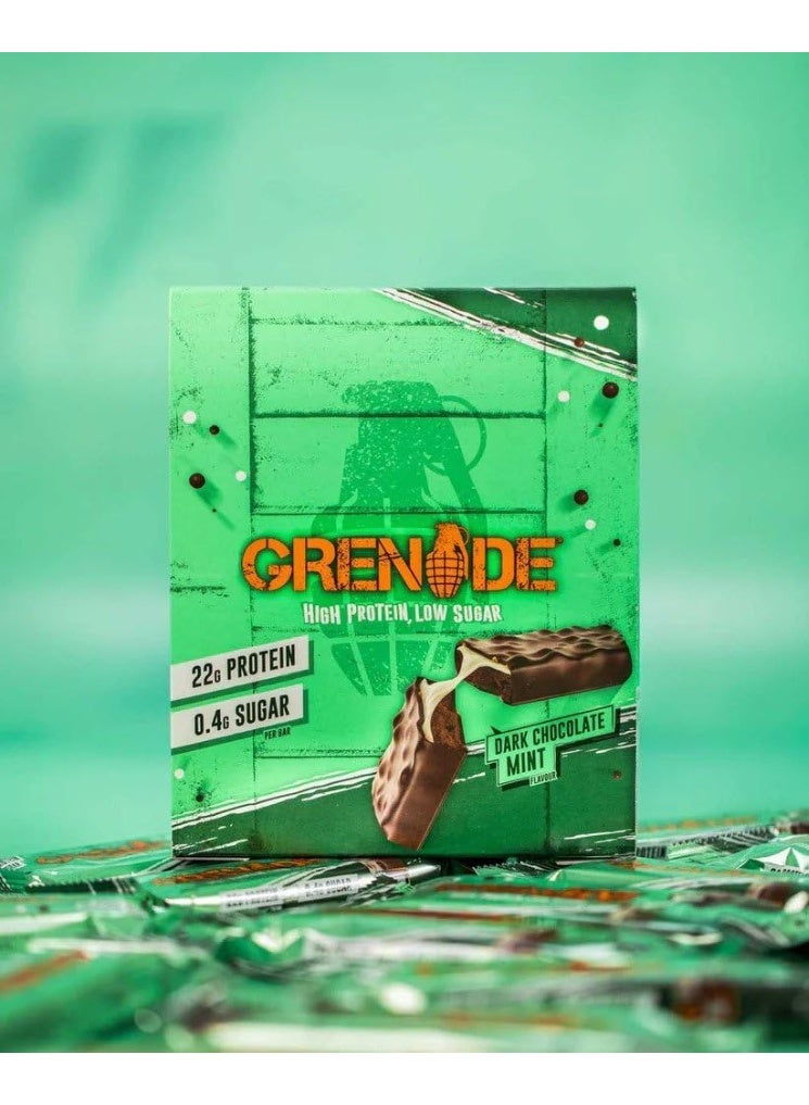 جريناد بروتين بار غرينيد ١٢ × ٦٠ غرام، شوكولاتة داكنة بالنعناع - Image 4