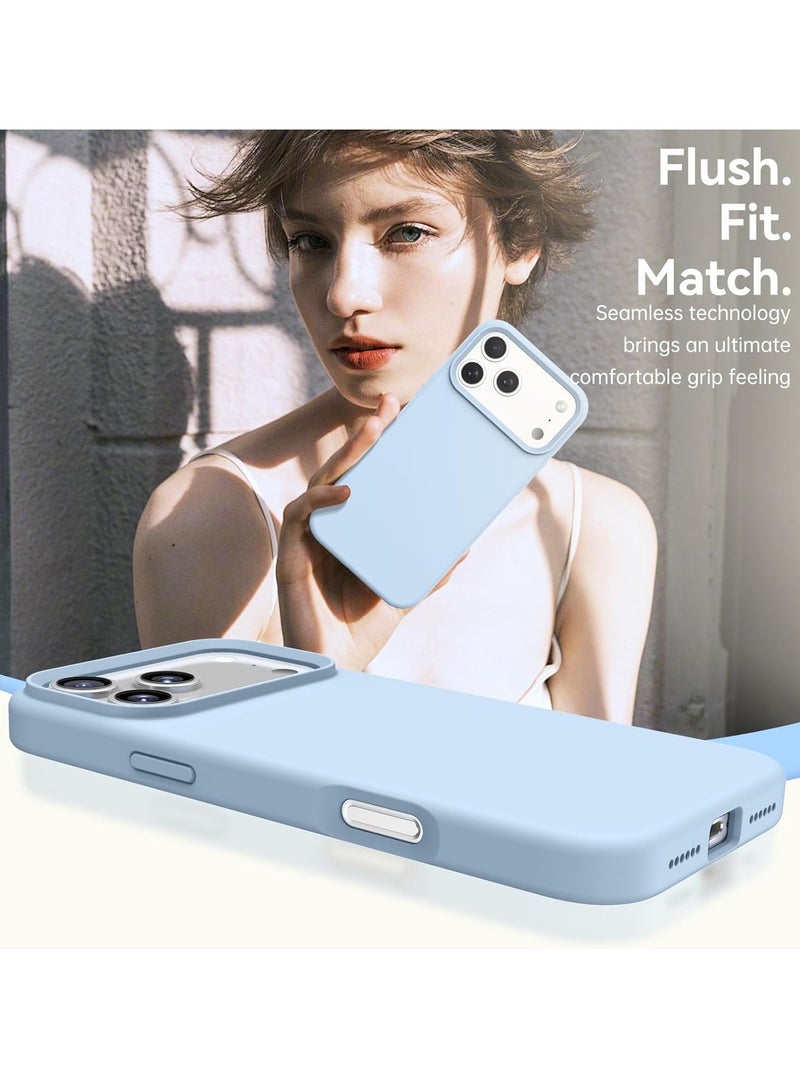 iPhone 17 Pro Max Cover Liquid Soft Silicone iPhone 17 Pro Max Case Anti Scratch with Inside Microfiber Lining Shockproof Protective Phone Case for iPhone 17 Pro Max - Image 5