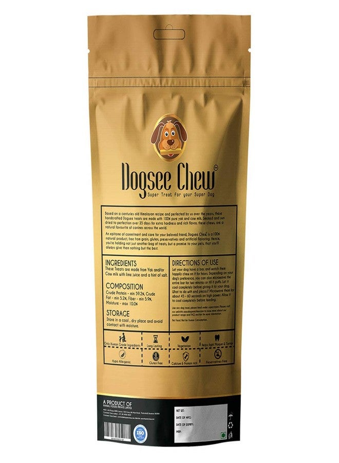 Dogsee Chew Bars for Dogs - Medium Bars - 140g (Pack of 3) | 100% Natural Himalayan Yak Chews | Smoke Dried | Long Lasting | Helps Fight Plaque & Tartar | Promotes Healthy Immune System - Image 3