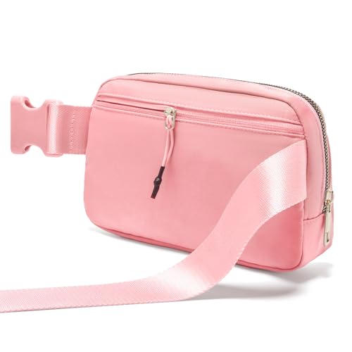 Gitus Birthday Gifts for 8 9 10 11 12 13 Year Old Girls Personalized Fanny Pack Crossbody Bags with Initial Letter Patch Belt Bag for Teen Girls Cute Trendy Stuff Travel Essentials (LightPink-L) - Image 5