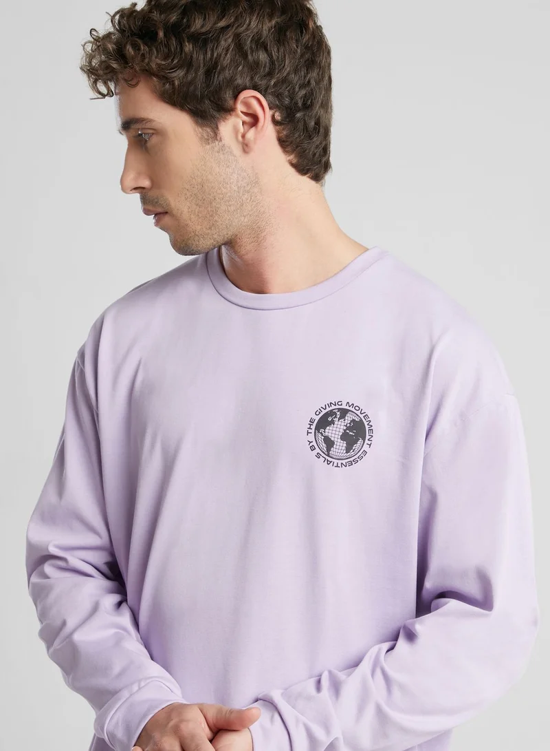 The Giving Movement Regular Fit Printed T-Shirt