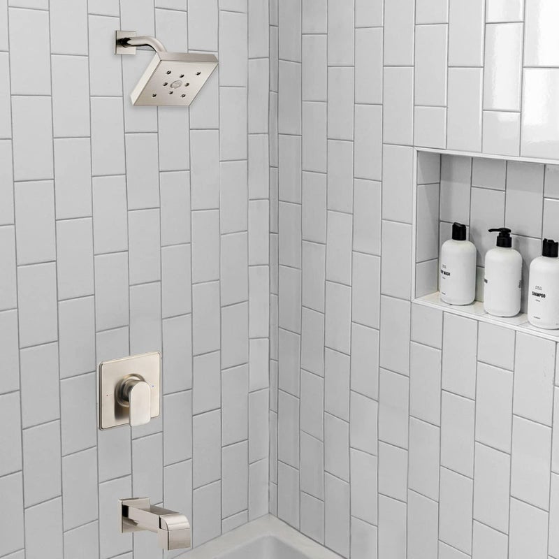 Tearel Shower Trim Kit, Compatible with Moen Posi-Temp Valve, Brushed Nickel - Image 5