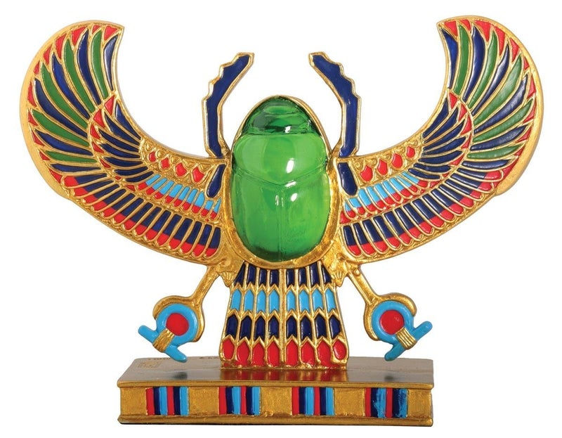 SUMMIT COLLECTION Egyptian Winged Scarab Collectible Ancient Egypt Figurine 