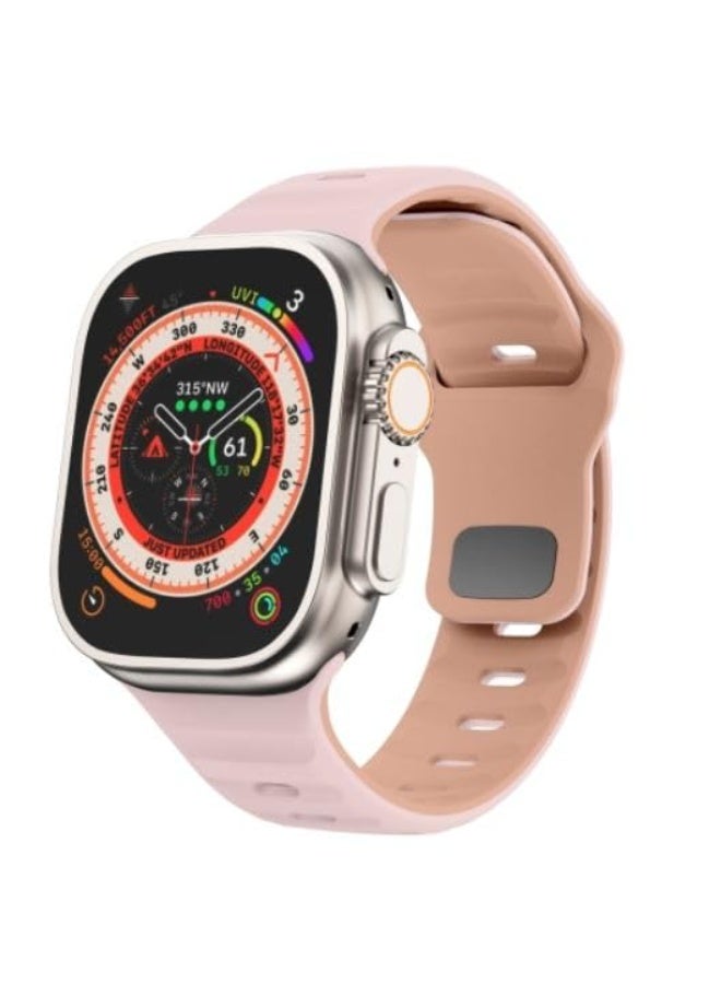 NEXT STORE Soft Silicone Adjustable Strap Compatible with Apple Watch 42/44/45/49mm – Replacement Band for iWatch SE & Series 1–10 Ultra/Ultra 2