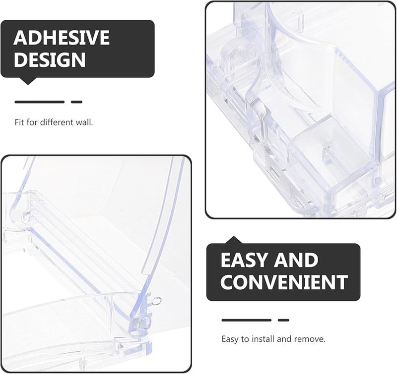 Fireproof Self Adhesive Outlet Cover Box for Bathroom Outdoor Home Safety - Image 4