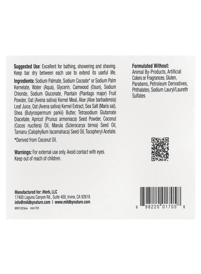 mild by Nature صابون بار مقشر لطيف من الطبيعة، بدون رائحة، 5 أونصات (141 جرام) - Image 2