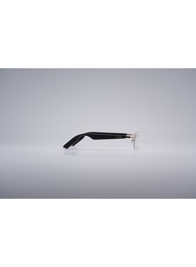 GoRhythm Glasses,Go Rhythm Ai Translation smart glasses with ai assistant app,Bluetooth audio glasses-Gold frame with black temples - Image 3
