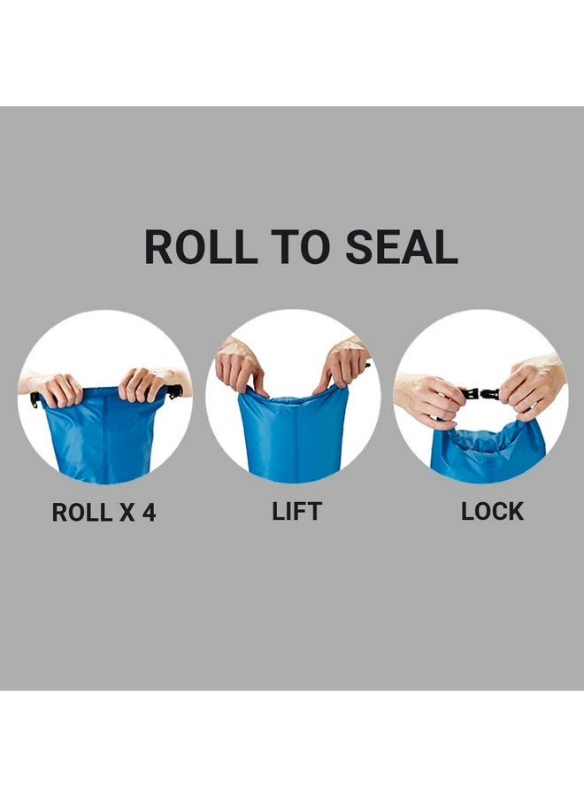 Go TRAVEL Go Travel Wet or Dry Bag, Waterproof Bag to Compartmentalize Wet Laundry and Dry Clothes, Washable, Polyester Dry or Wet Bag, Travel Essentials, Blue, 5 Liters  - Image 4