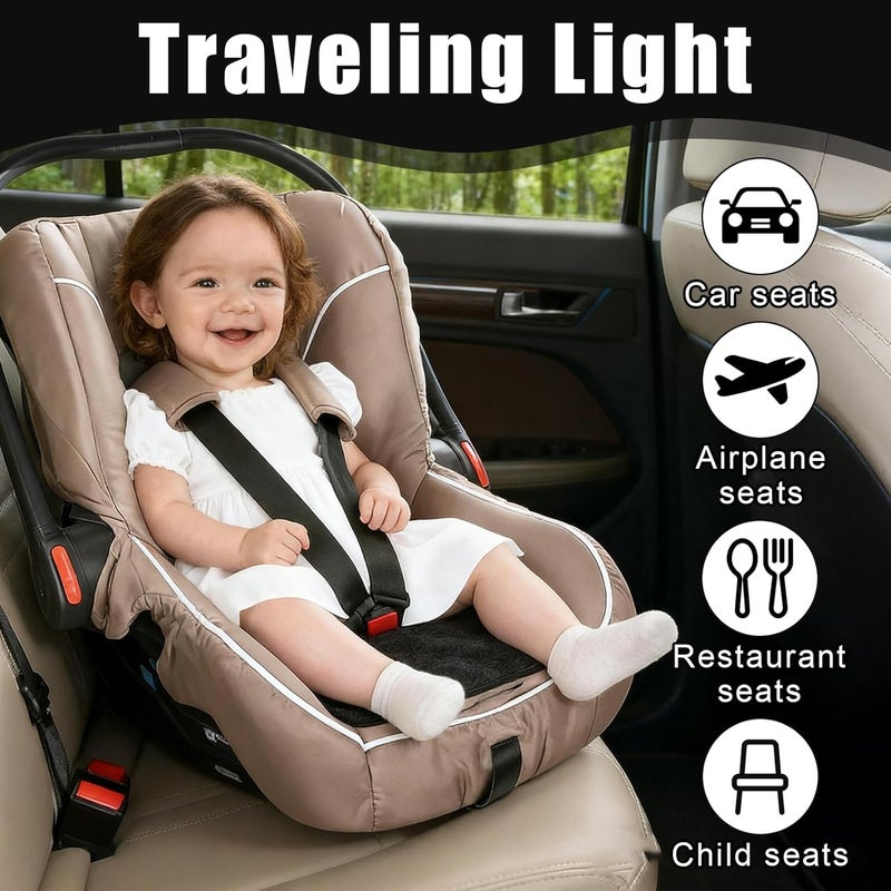 Accessonico 3 Pcs Baby Car Seat Protector Waterproof Reusable Liners for Potty Training - Black - Image 5