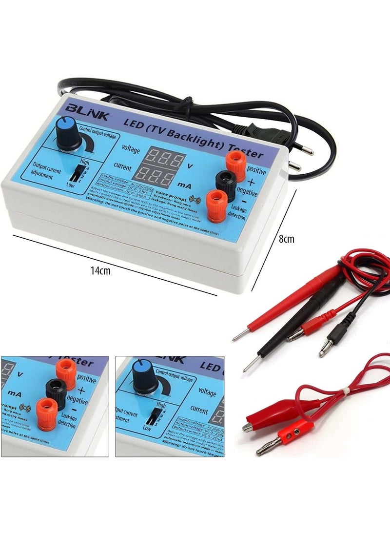Rewel - LED Bar Tester Voltage Ampere Meter with Audio 0-230V 281005 - Image 1