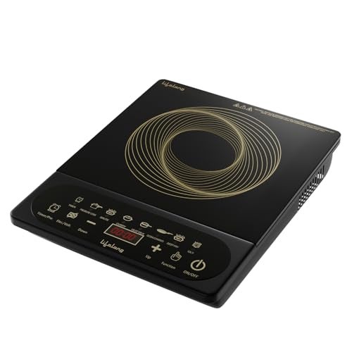 Lifelong 2100 Watt Induction Stove with Touch Panel - Electric Induction with 7 Preset Indian Menu Options - Auto Shut-Off & Temperature Control - 1 Year Manufacturer's Warranty (Black, LLIC103) - Image 1
