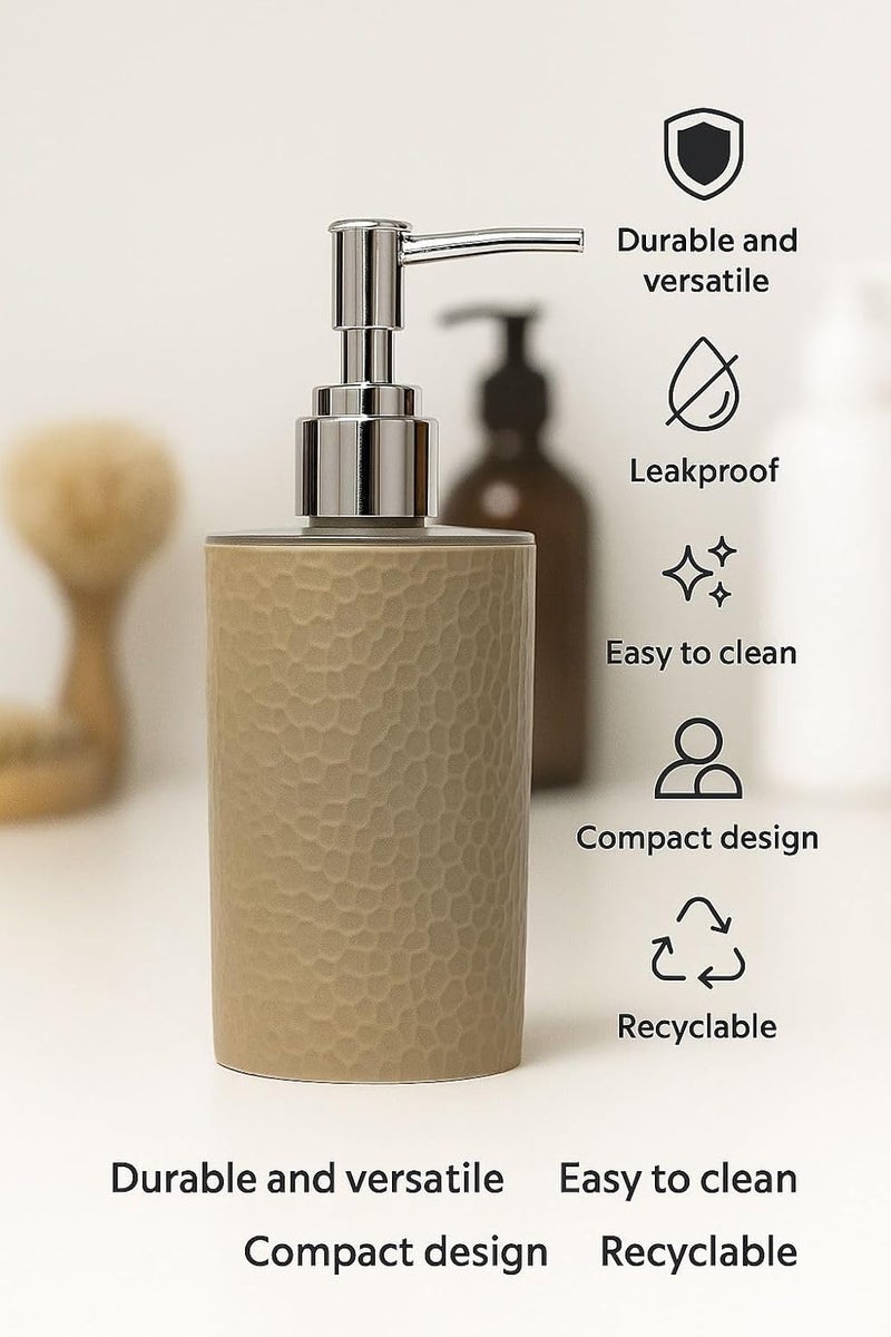 EMOH ROCED Refillable Liquid Soap Dispenser 250ml | Unbreakable Plastic Handwash Bottle with Pump for Bathroom, Kitchen, Sink, Wash Basin | Reusable Lotion, Shampoo & Sanitizer Dispenser (Pack of 2) - Image 2