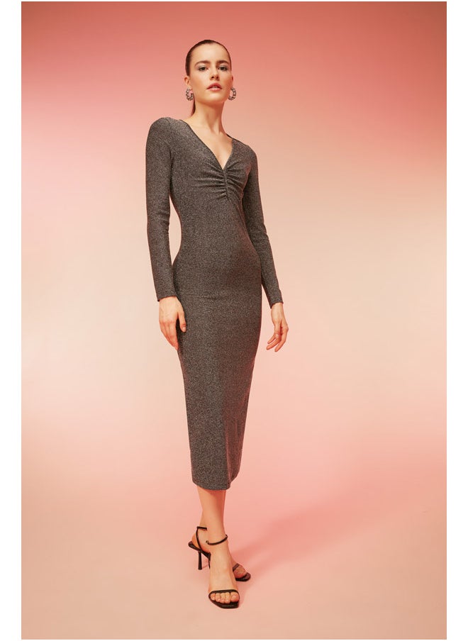 Woman Smart Casual Bodycon V Neck Long Sleeve Knitted Dress - pzsku/Z297F64F5312B32ED5949Z/45/_/1723972052/9a2d966b-dba1-4cd5-a404-0ab3da40f872