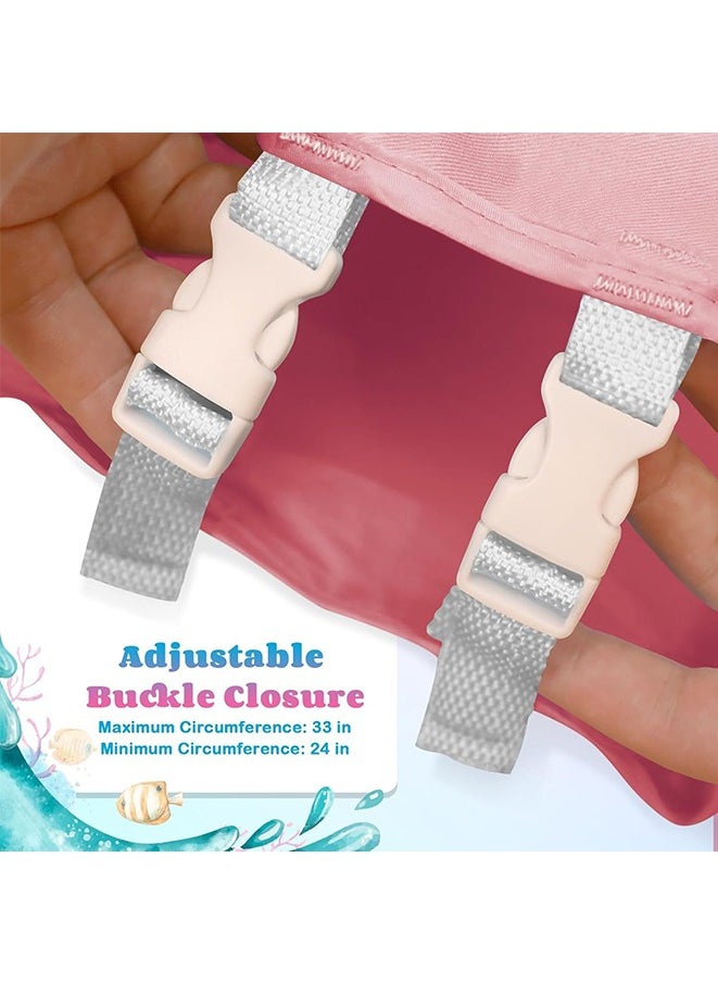 Swim Arm Band for Kids, Toddler Swim Vest Cute Cartoon Swimming Wings Pool Floats Sleeve 2-7 years old baby learning swimming equipment Children Water Sports Learning Swim Vest (Pink/Mermaid)  - Image 4
