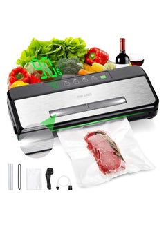INKBIRD INKBIRD INK-VS03 Food Vacuum Sealer Machine, Sealing Time Display, 80KPA Strong Suction, Automatic Vacuum Sealer with Starter Kit for Food Storage and Sous Vide  - Image 1