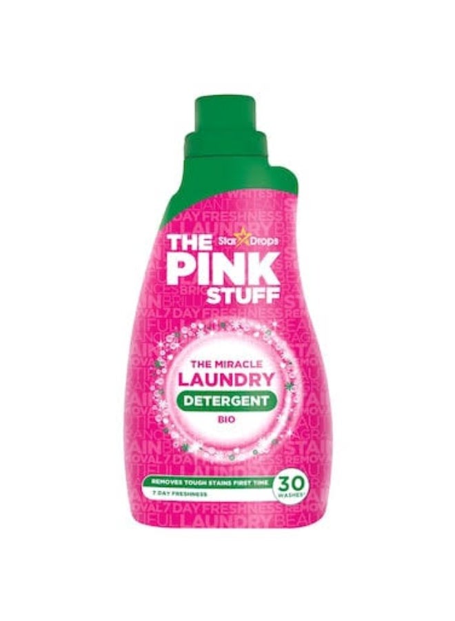 The Pink Stuff Star Drops The Miracle Liquid Laundry Detergent Bio For up to 30 Washes- 960ml
